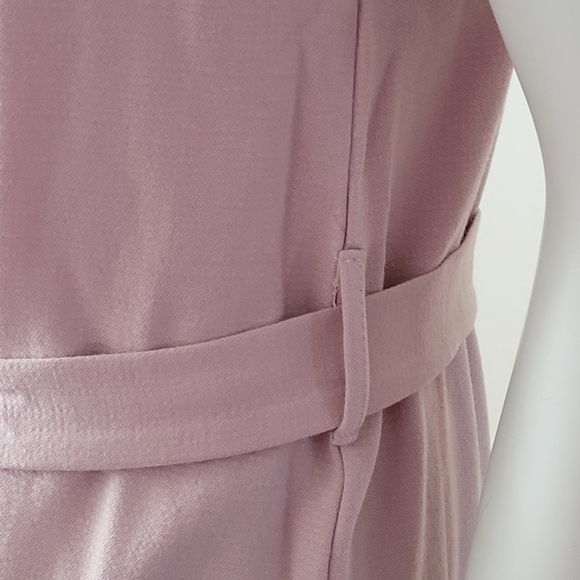 ELIZABETH CROSBY Anthropologie NWT Pink Emma Dress Tie Waist M - Picture 9 of 13
